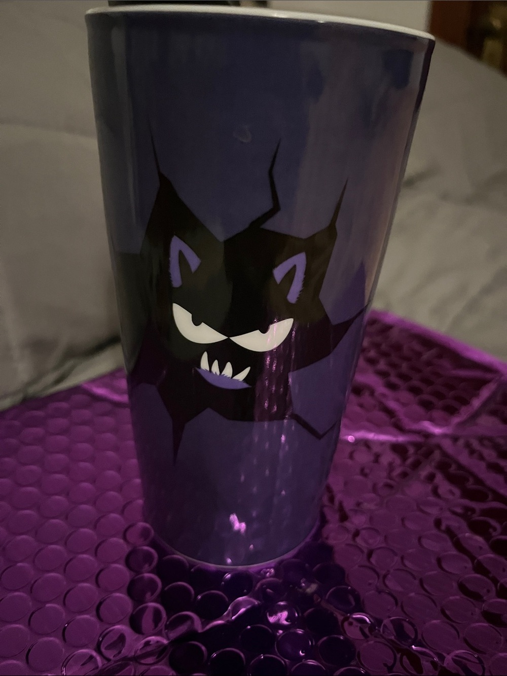 Davidโs tea Ghost Cat Ceramic Tumbler